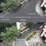 Los efectos de los jardines laterales en la ralentización del tráfico urbano