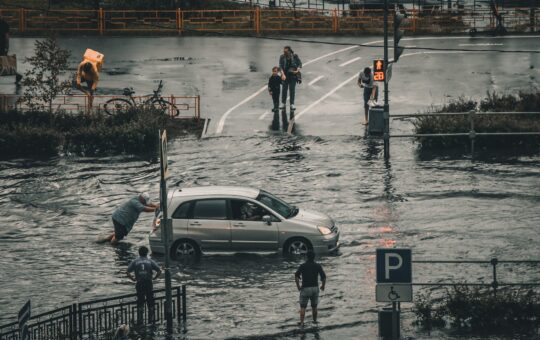 flood on street